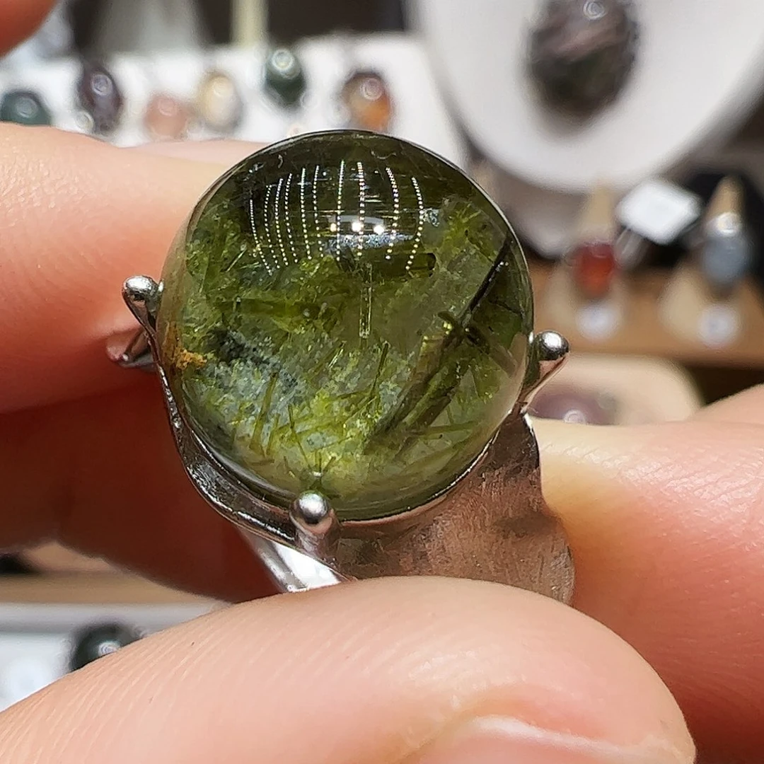 珠宝半成品银S925镶嵌水晶