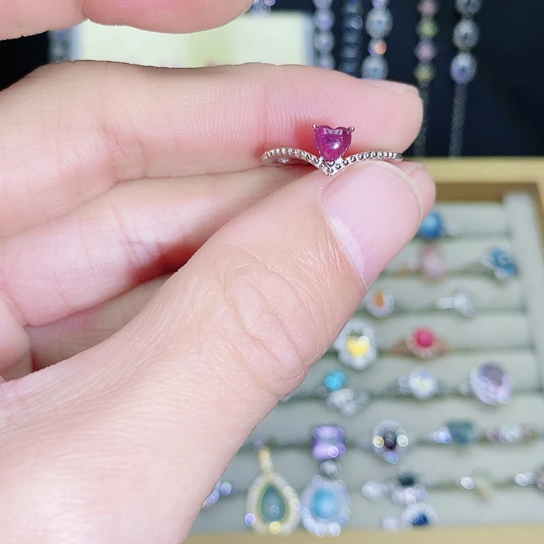 未镶嵌戒指石榴石（紫牙乌）