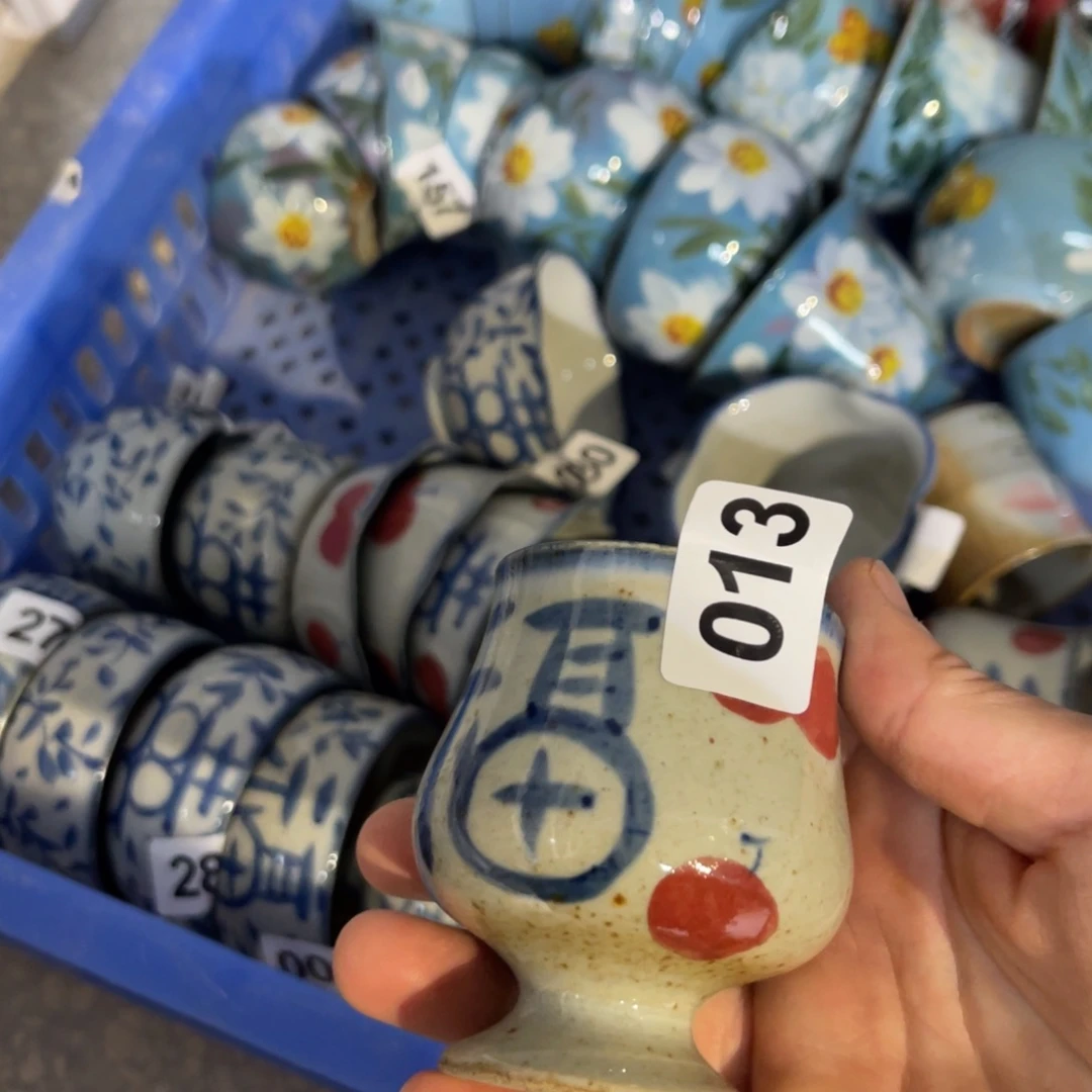 壶素浅陶瓷手工手绘