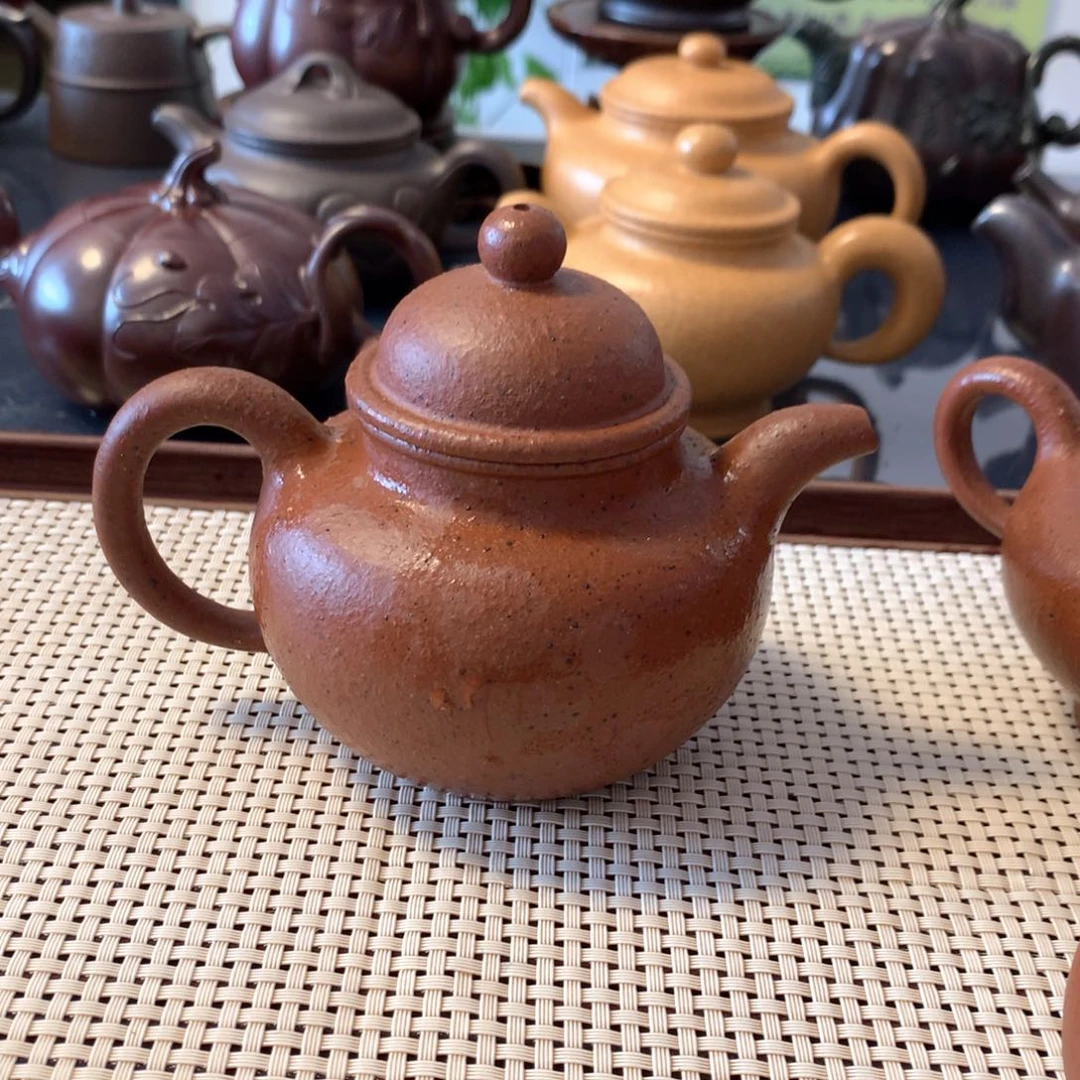 老***柜紫砂茶壶宜兴原矿老朱泥cc