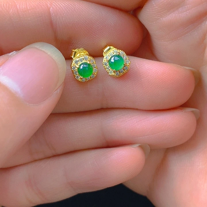 翡翠银S925镶嵌颈饰