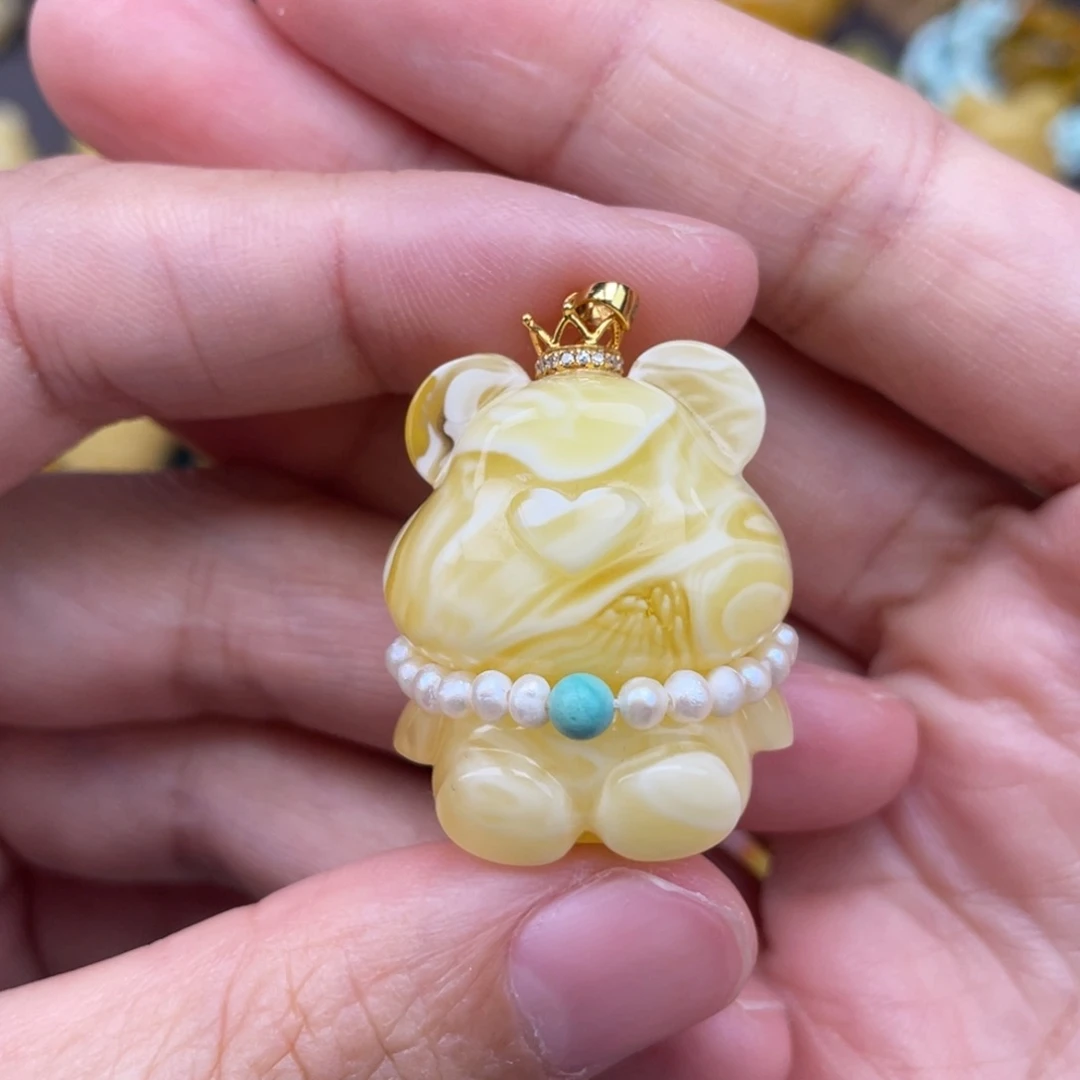 裸石琥珀未镶嵌蜜蜡