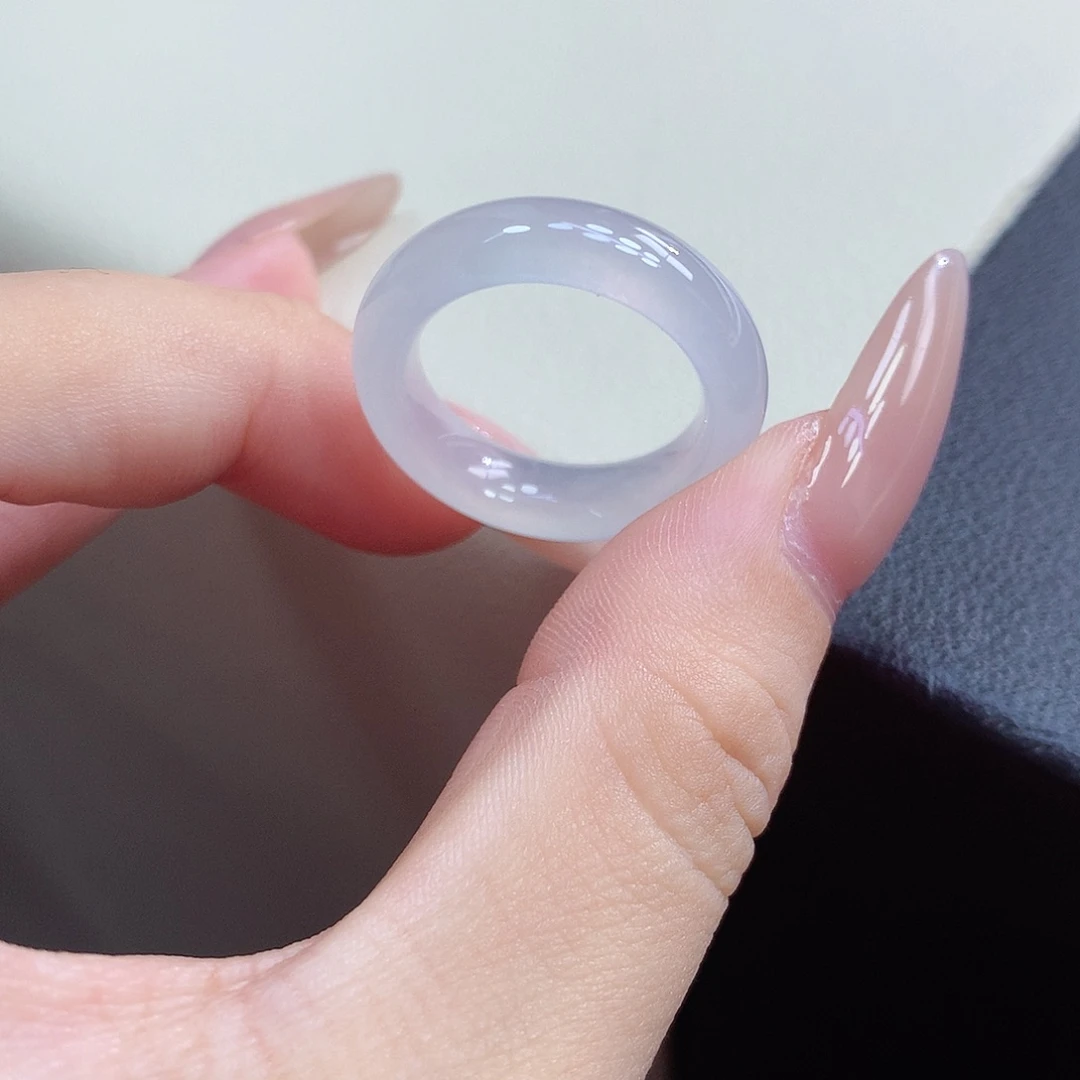 翡翠未镶嵌戒指16号