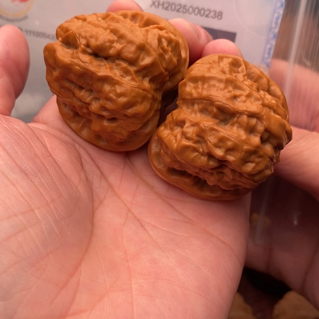 文玩核桃把件开背蛙40