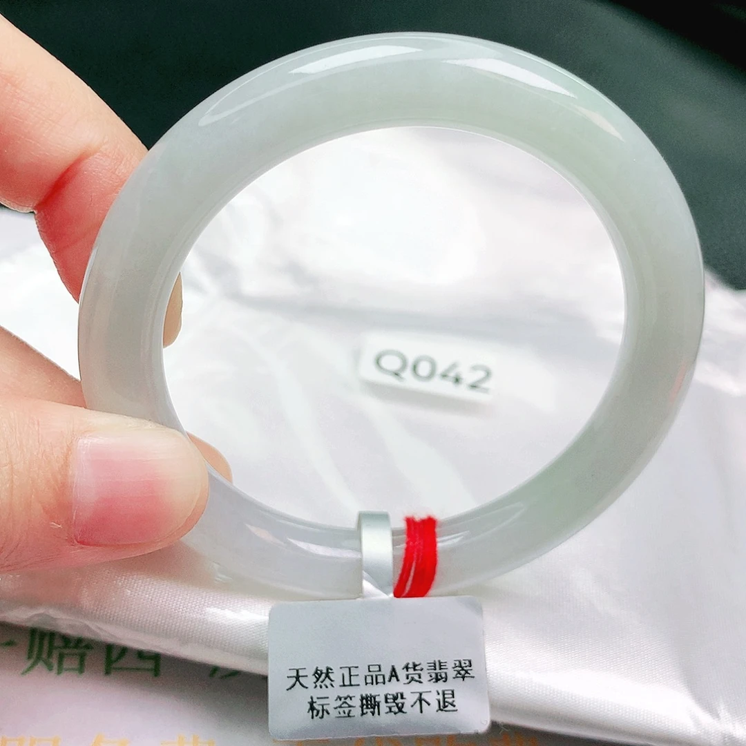 翡翠未镶嵌手镯缅甸天然a货翡翠手镯