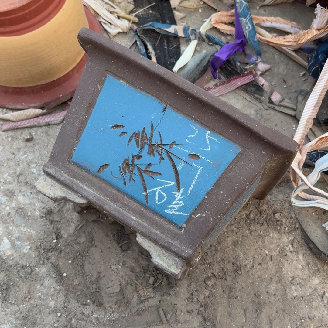 宜兴紫砂花盆，现货发