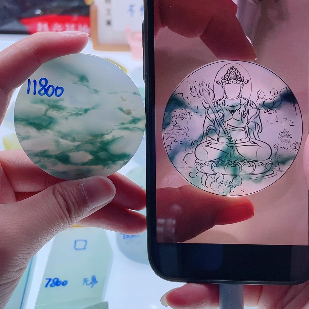 定制翡翠未镶嵌天然翡翠包工