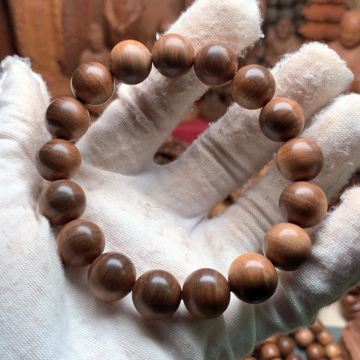 檀香木其他老山檀手把件奶香