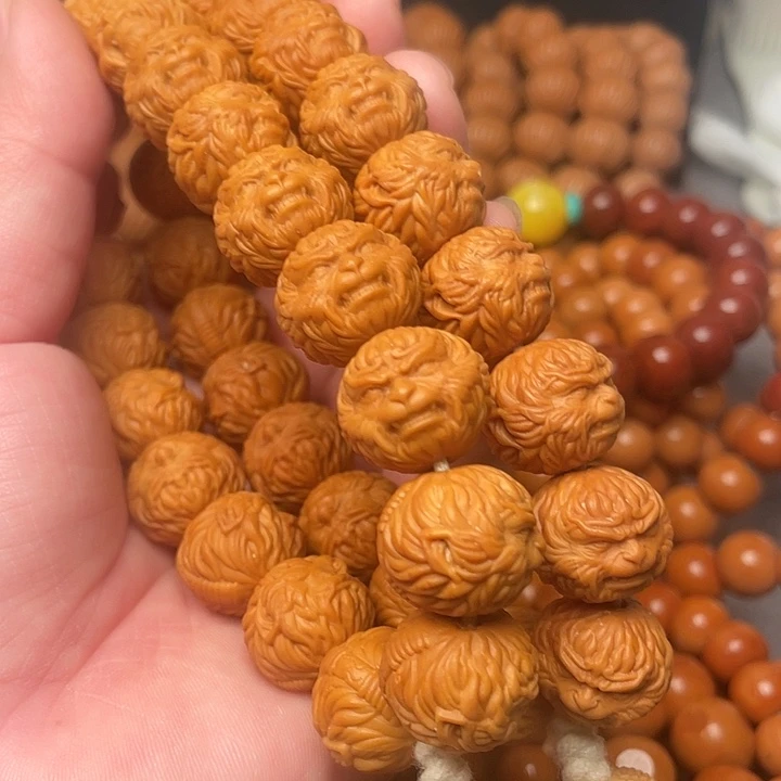 猴头核桃手串启*黑