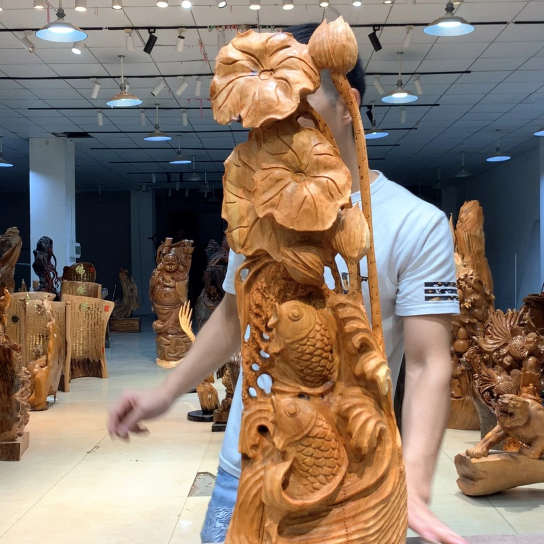 柏木工艺品摆件不包邮