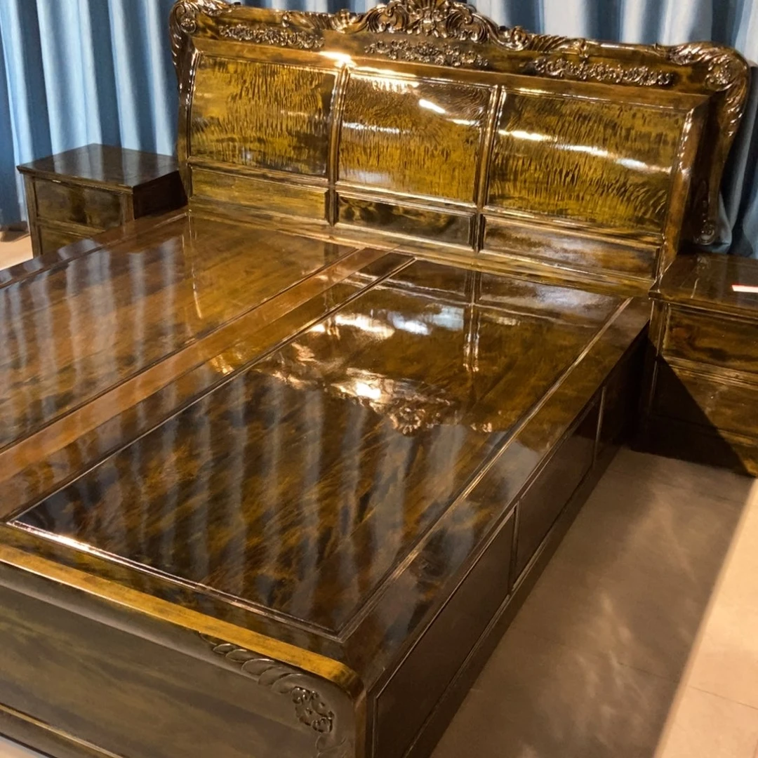 楠木高低床三件套