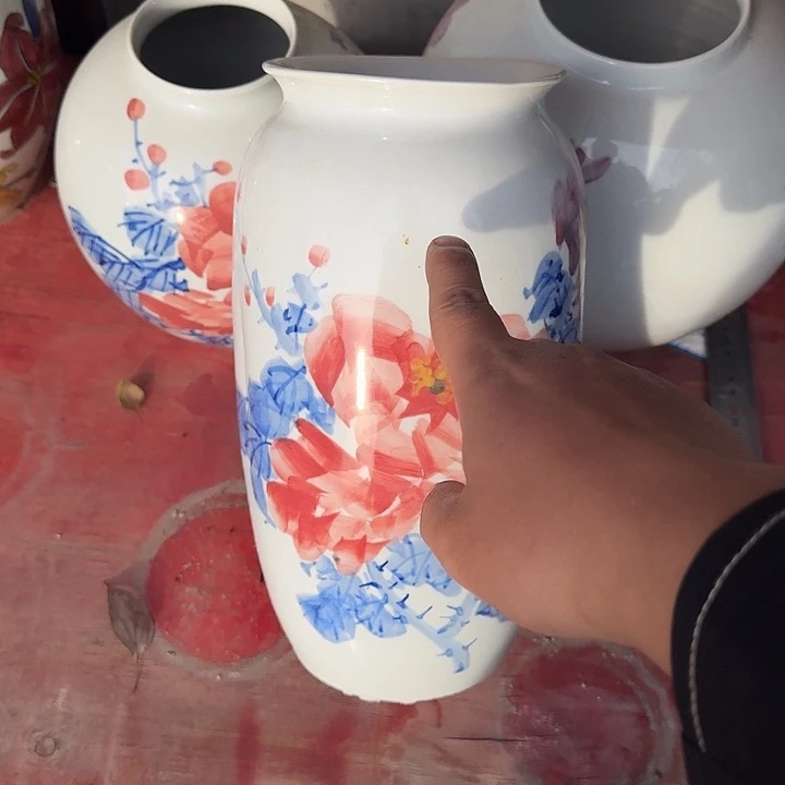 微瑕景德镇手工花盆