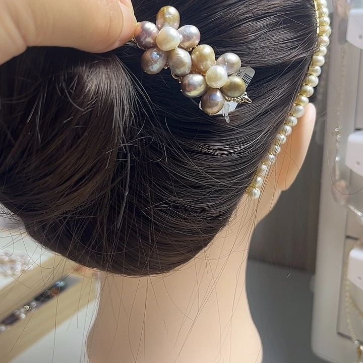 未镶嵌淡水珍珠发饰