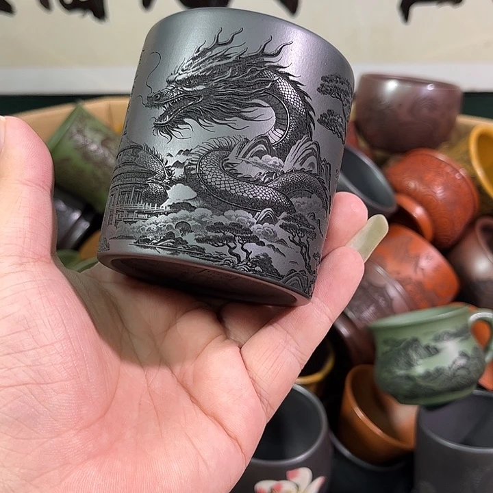 茶杯紫砂全手工紫砂主人杯