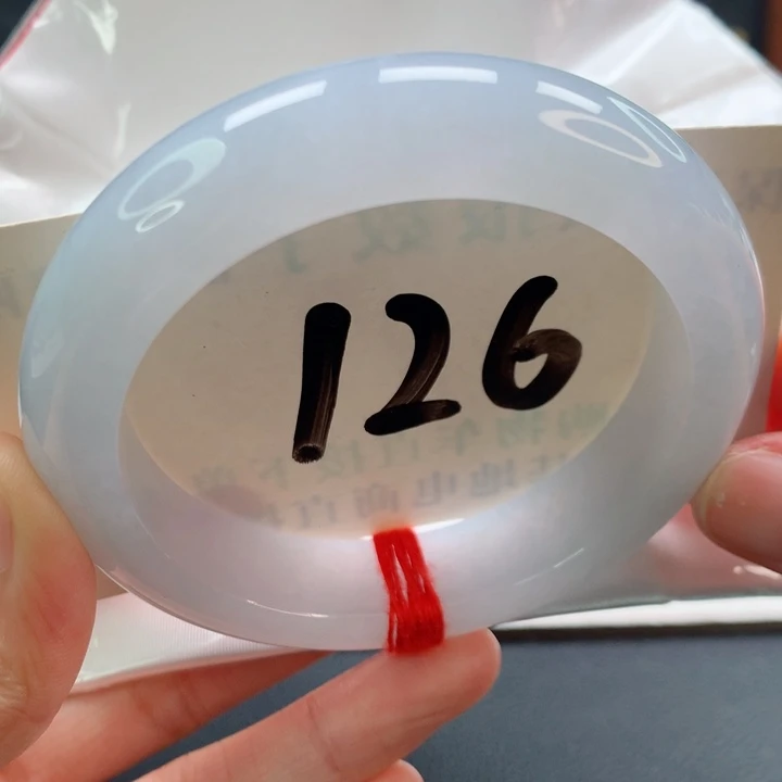 未镶嵌手镯翡翠正圈胶润纯