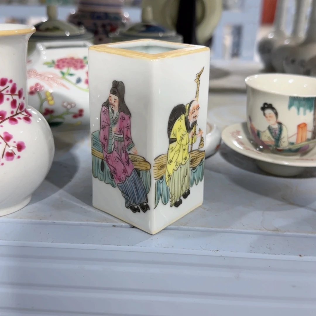 其他陶手绘瓷器，全不处理