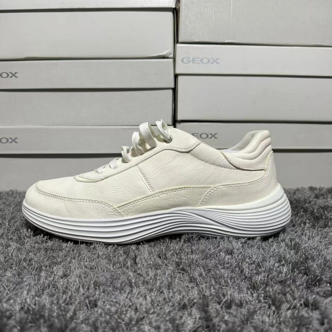 GEOX杰欧适U FLUCTIS轻便舒适休闲鞋U35C2A0003CC1000男士白色