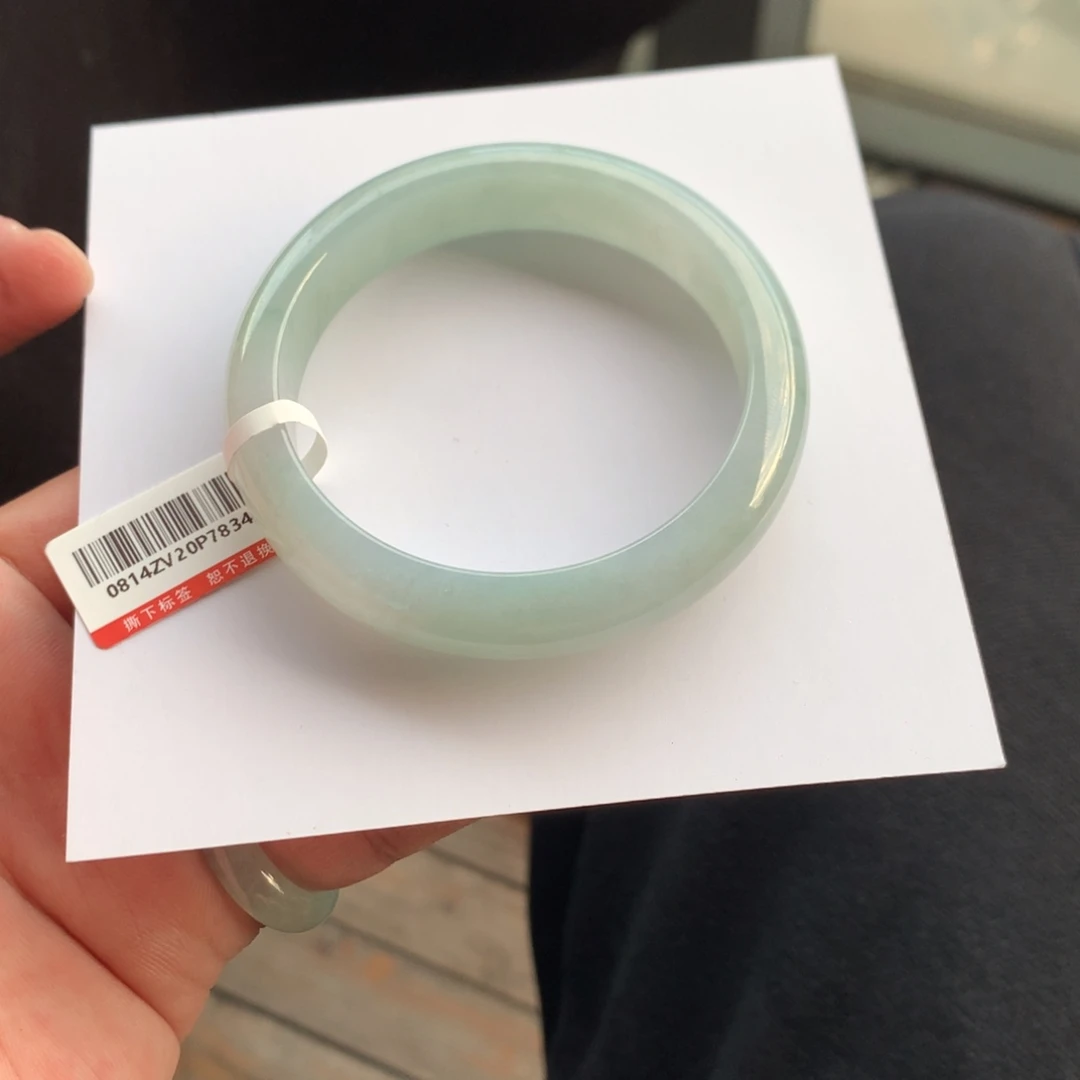 翡翠未镶嵌手镯58号50.8