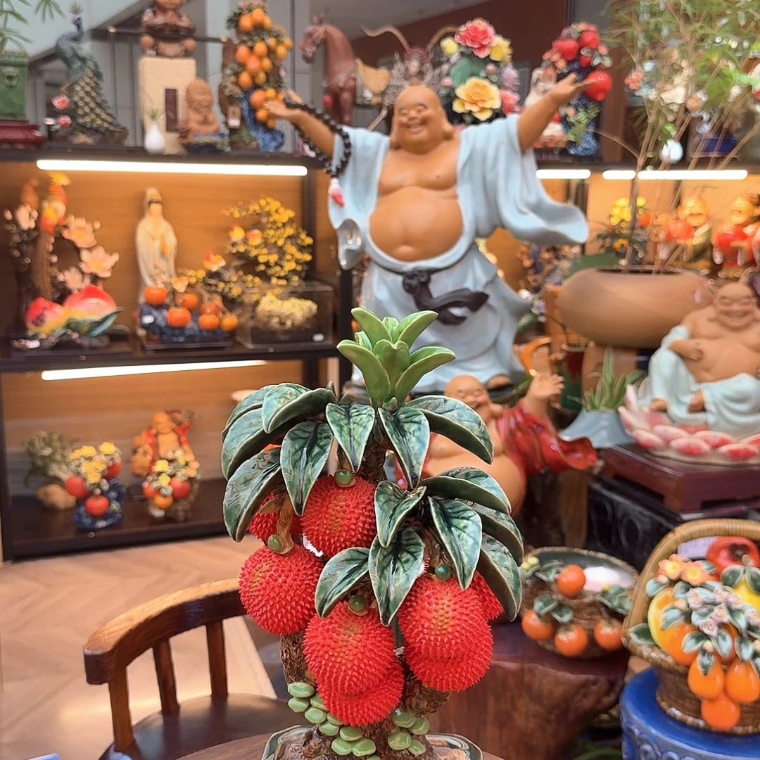 陶瓷荔枝满堂红精品