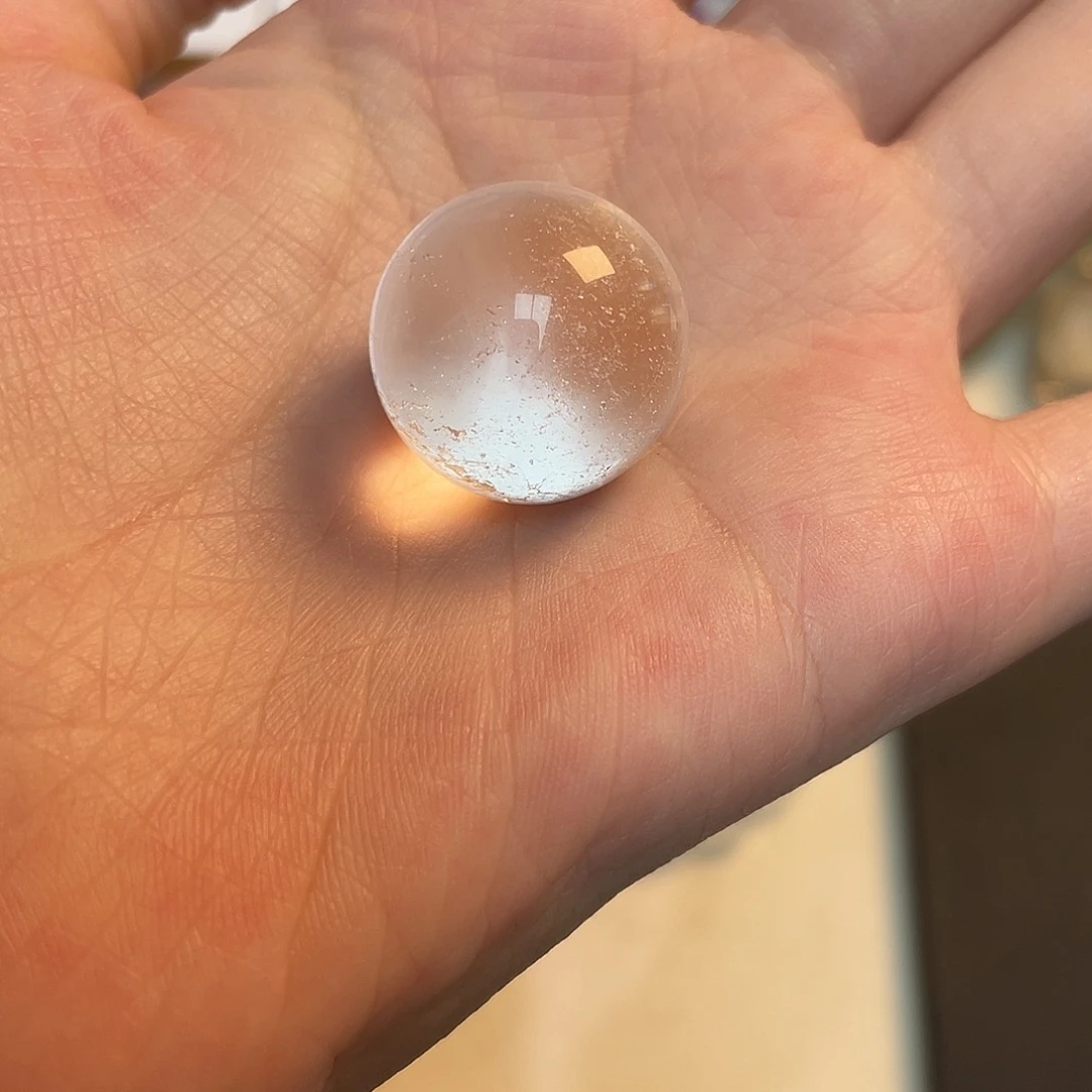 手串未镶嵌水晶喜马拉雅20mm球 73号