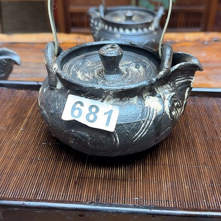 纯手工制作粗陶茶具