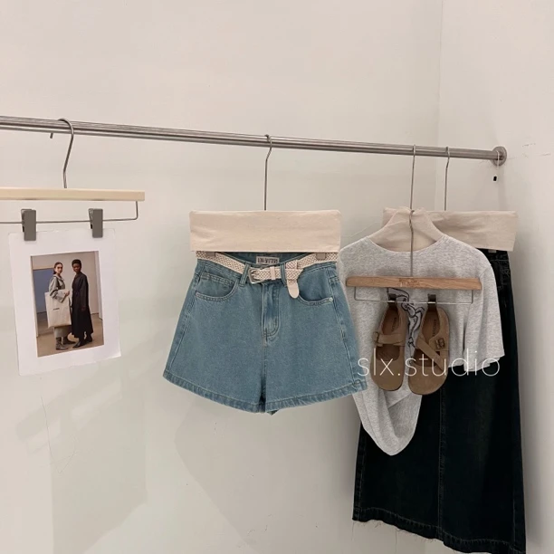 slx@ 15812 牛仔短裤