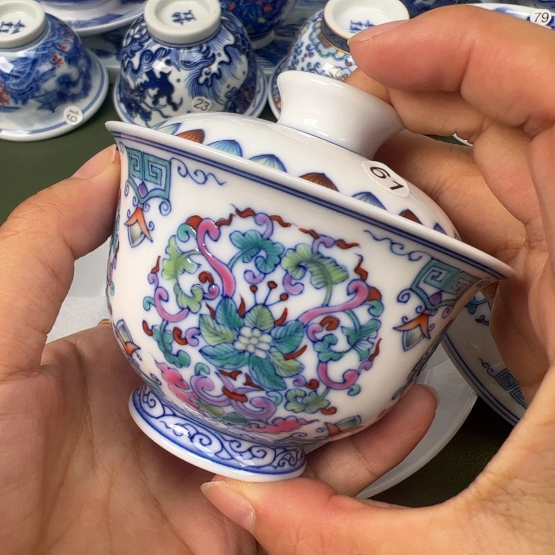 木木景德镇纯手工纯手绘茶具61