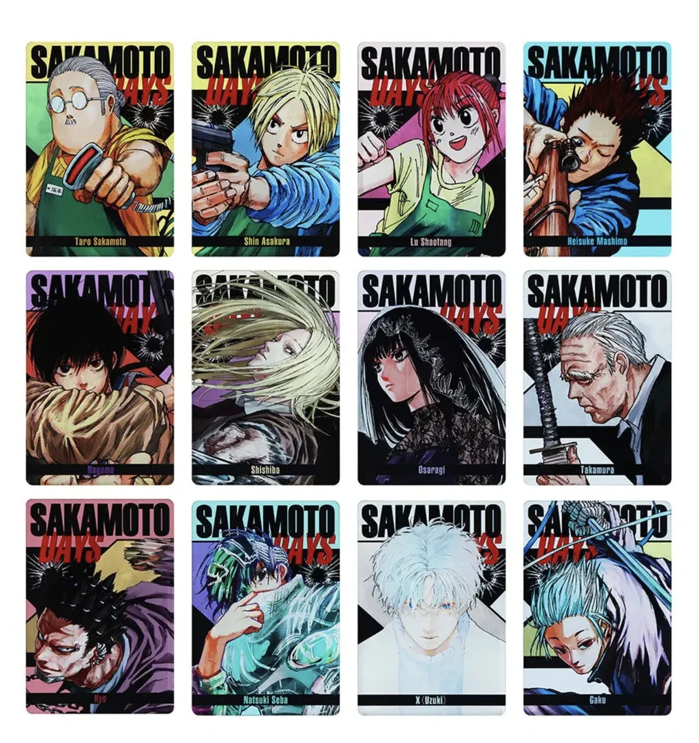 日漫坂本的日常数据卡、杯垫 日谷