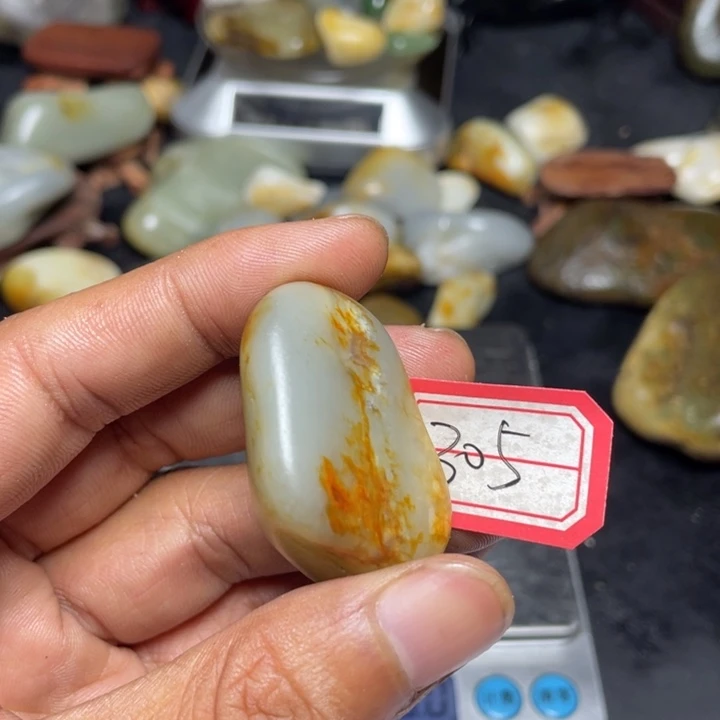颈饰未镶嵌和田玉宁****h305