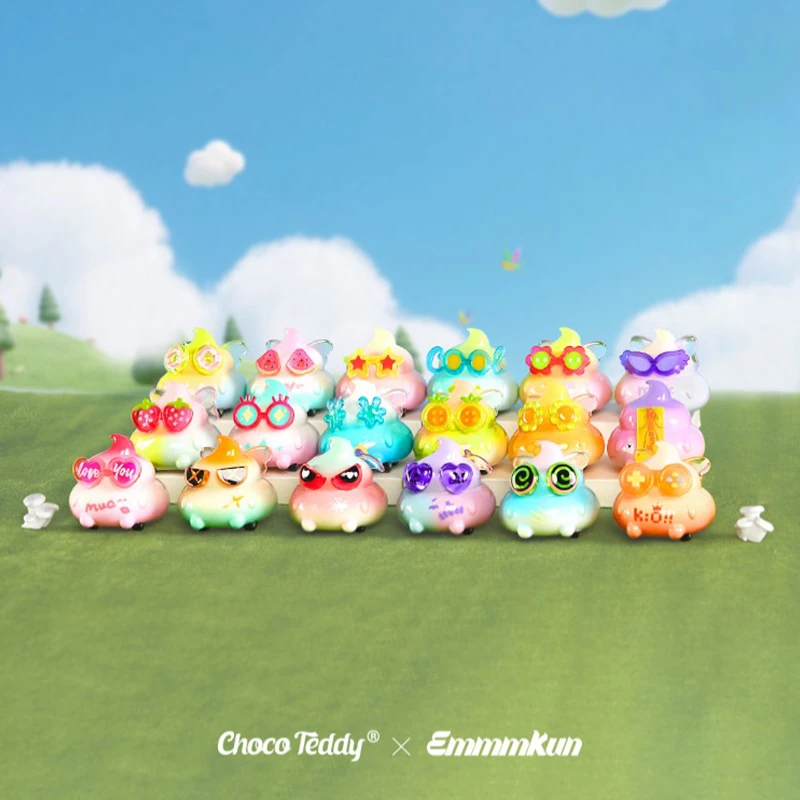 【开盒不退不H】Emmmkun啾啾跑四轮回力车系列盲盒粑粑公仔手办礼物