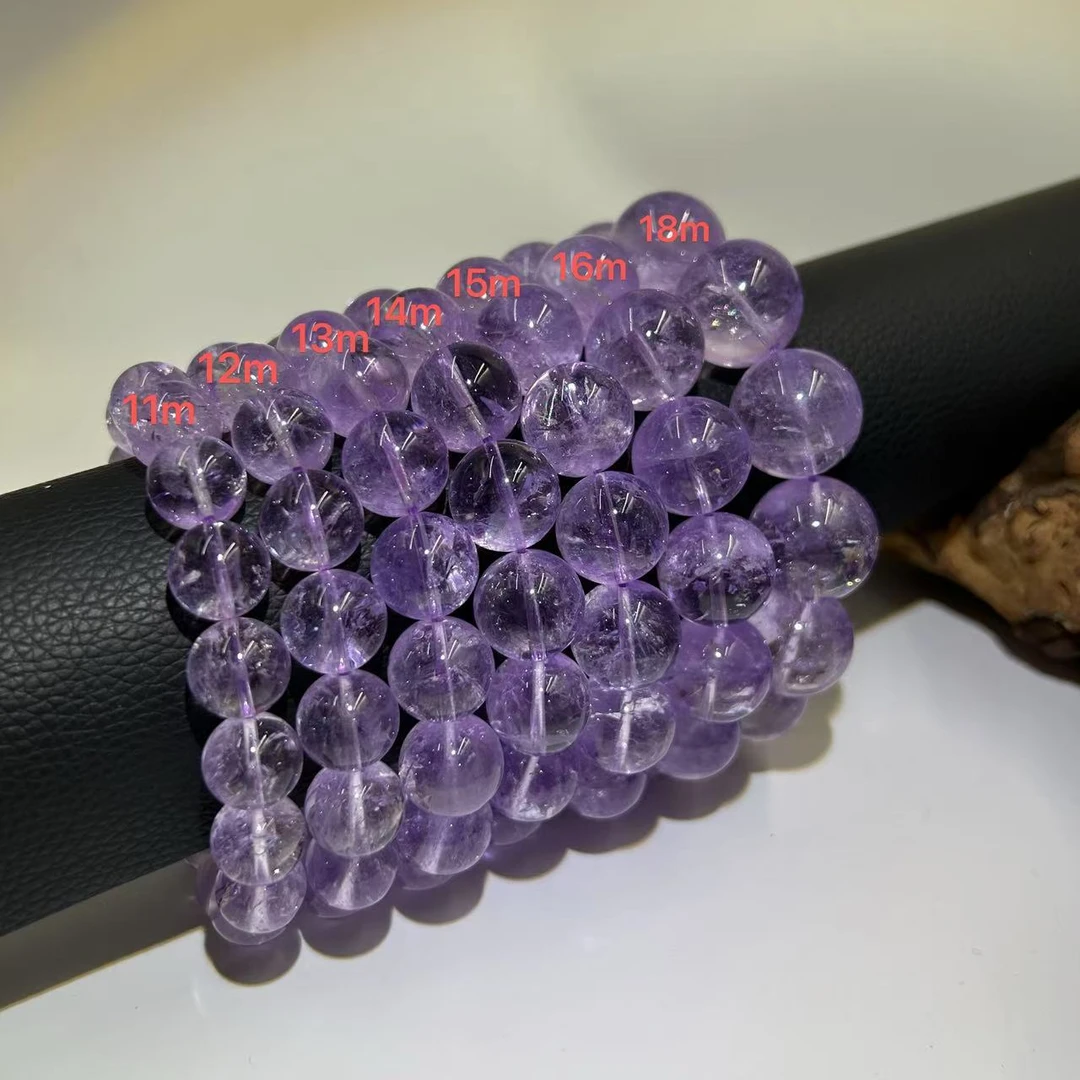 【爱上水晶】Z527 法国玫瑰薰衣草紫水晶手串 多样性发其一