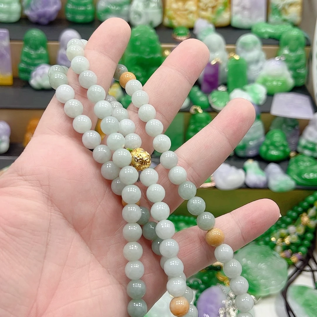 吊坠(赠链)银S925镶嵌翡翠