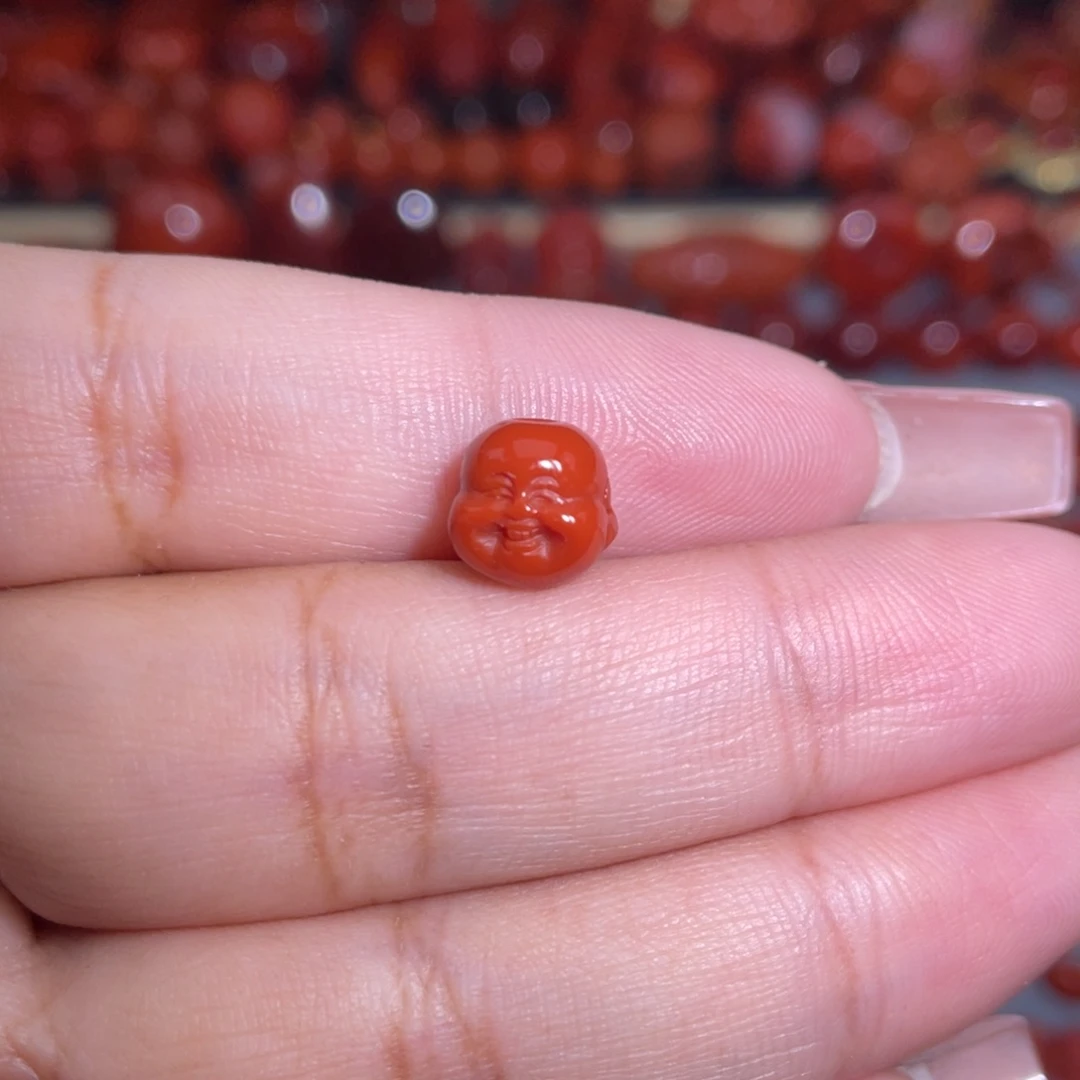 南红玛瑙未镶嵌弥勒佛