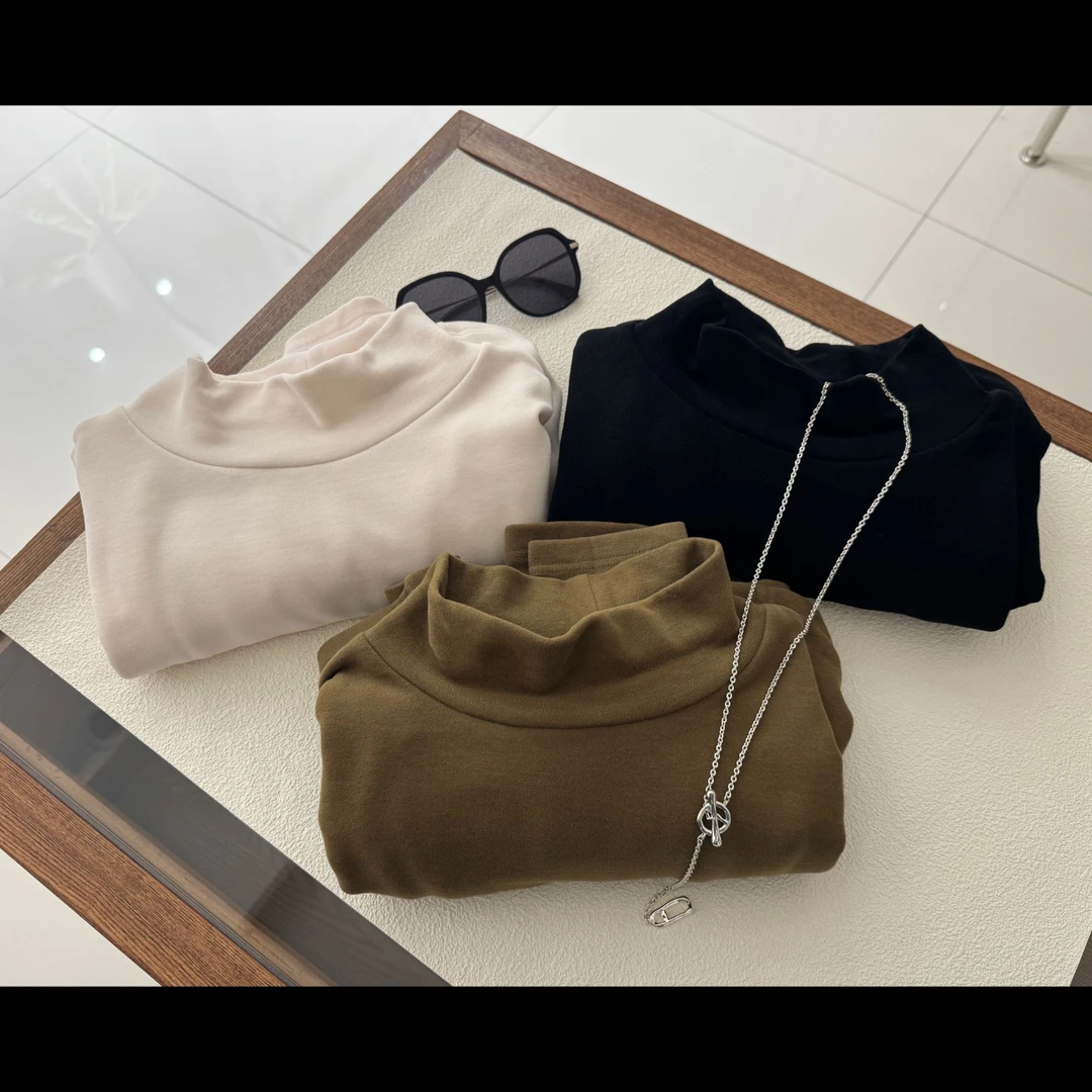 厚版羊绒打底衫110-150#6790