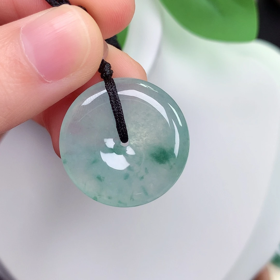 颈饰未镶嵌翡翠平安扣 24.9/5.0mm