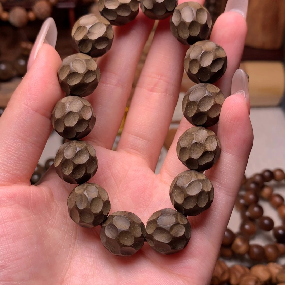 檀香木手串/手链老山檀香1.5阴沉无相