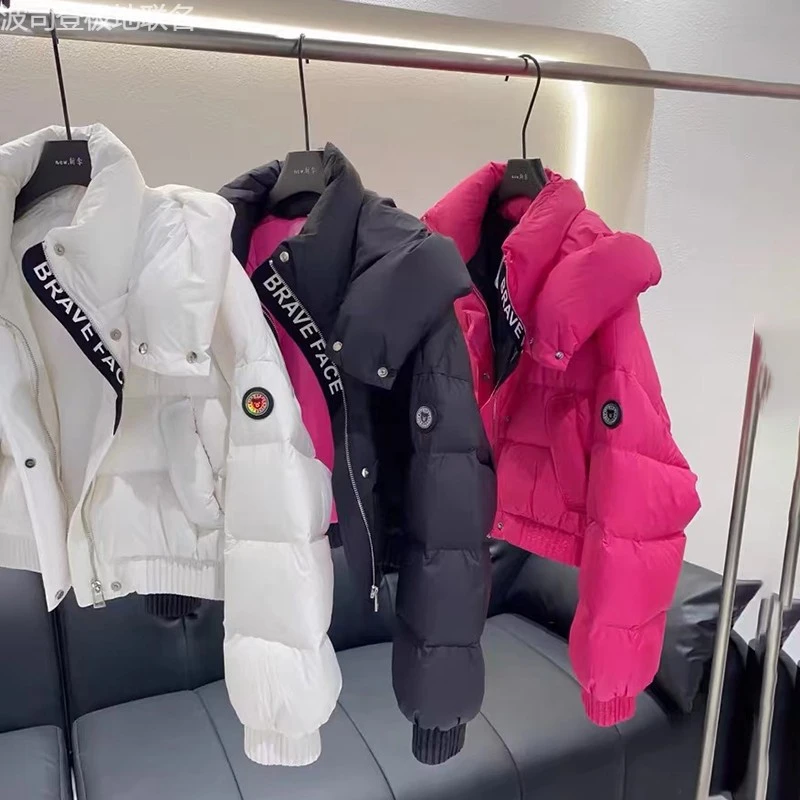 断码波司登极地联名短款连帽服 摩西美冬季保暖外套 小个子