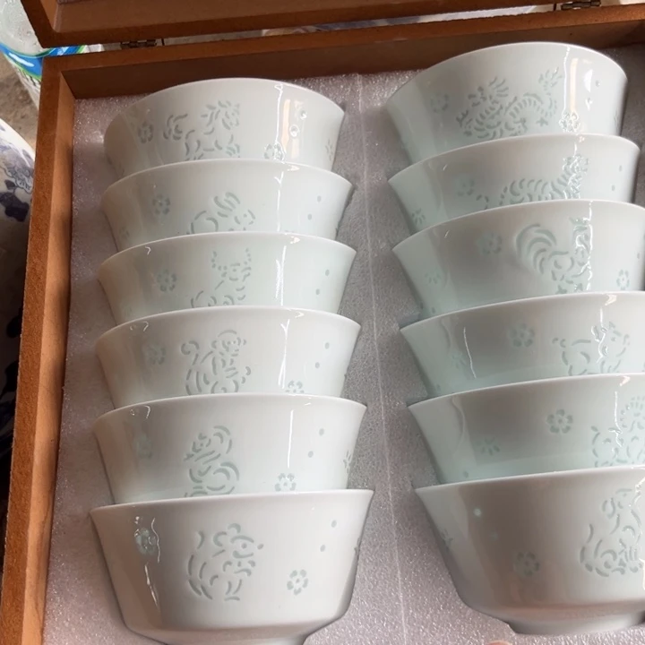 瓷碗景德镇高温细白瓷餐具