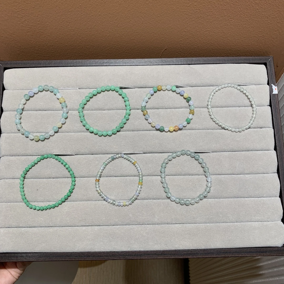 【一菲臻选】翡翠手串-C05-多样性发其一|CZL