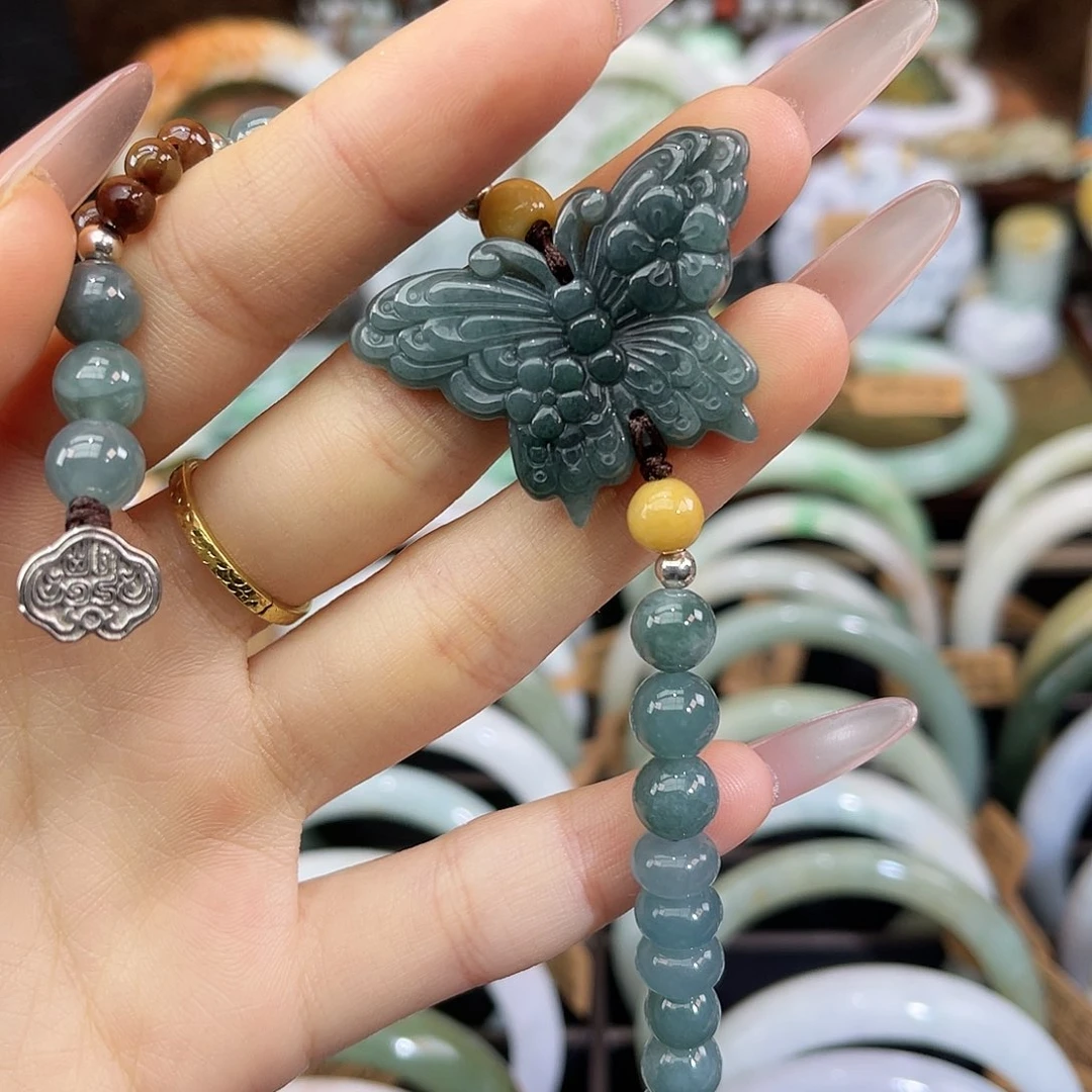 翡翠未镶嵌手链手链