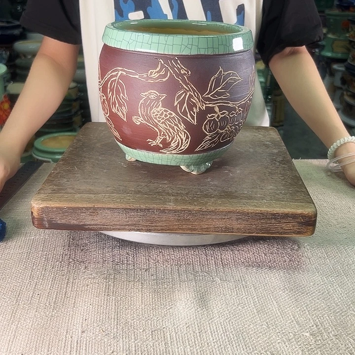 泳坤堂石湾盆陶瓷