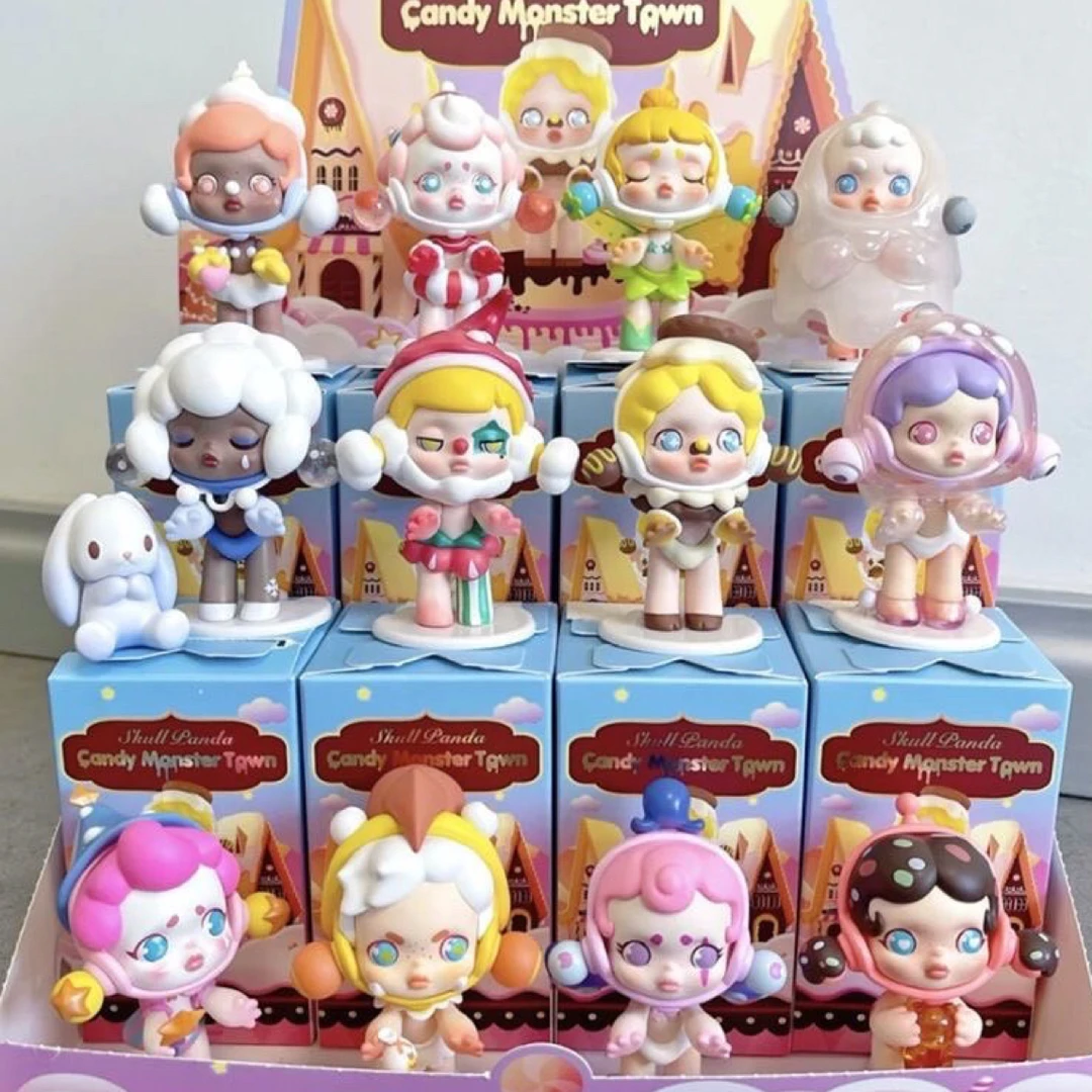 A1【国版拆盒】高质量糖果小镇盲盒可做包挂钥匙扣摆件情人节礼物