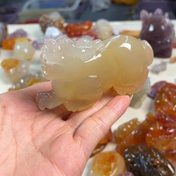 玛瑙/玉髓未镶嵌吊坠(不含链)