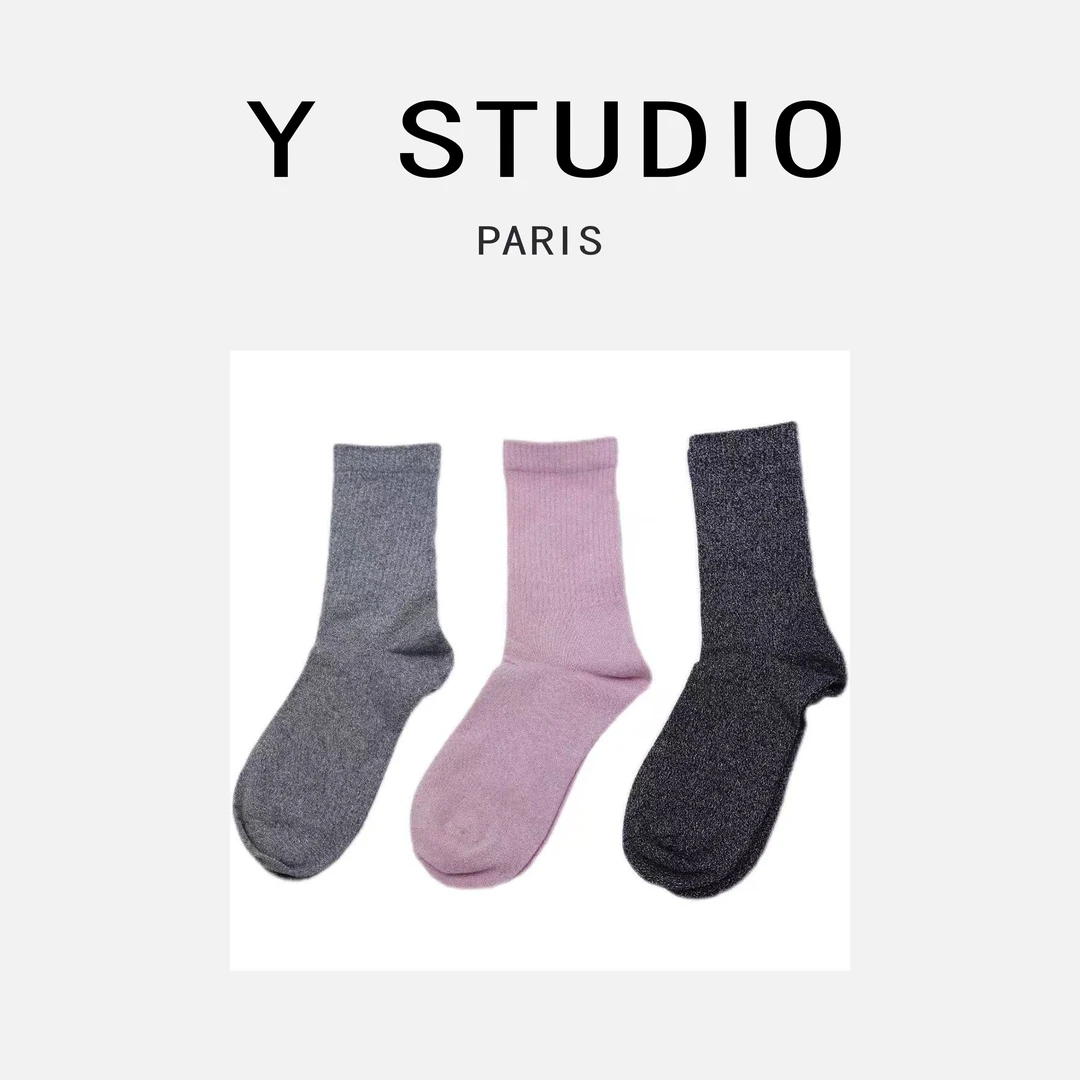 【大妮专属】秋冬百搭闪闪中筒袜