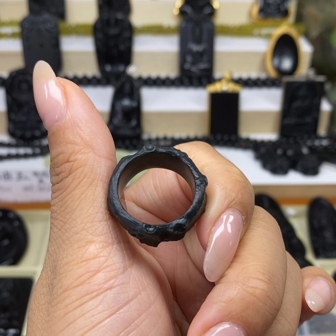 蛇纹石玉戒指未镶嵌T****好