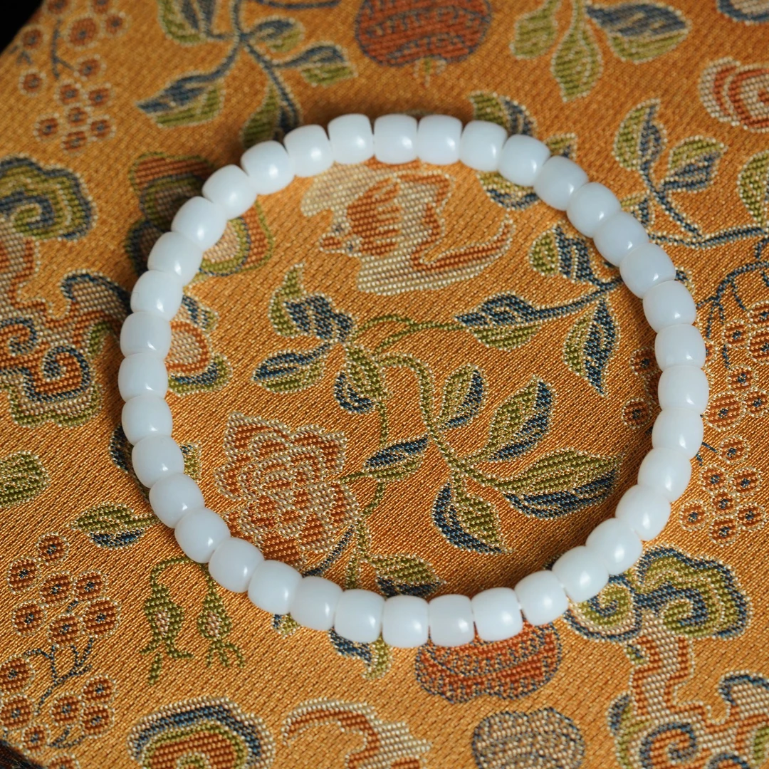 新疆和田山料白玉单圈 约5.8mm 约12.6g ZMT251226-01