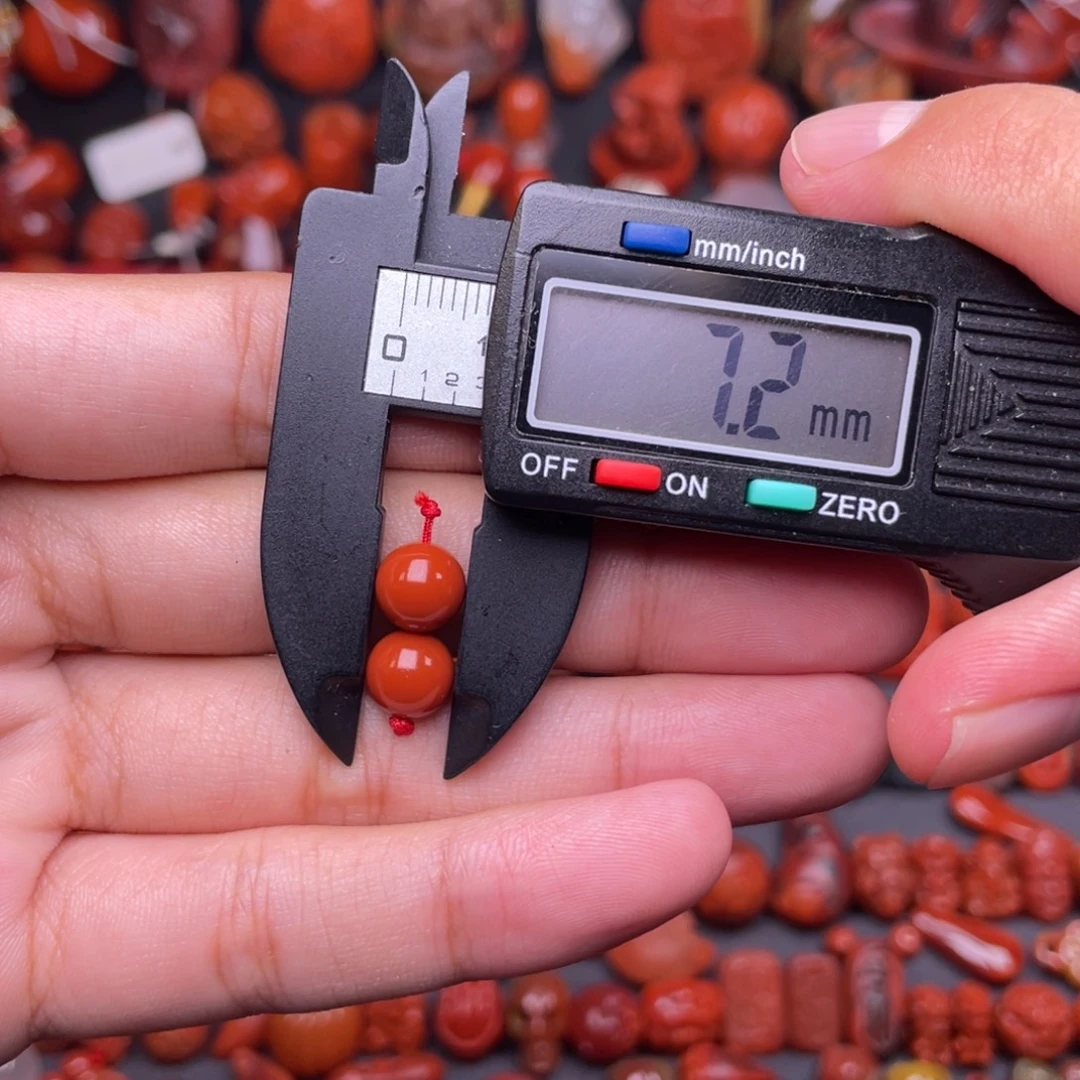 达***溜南红玛瑙未镶嵌配饰