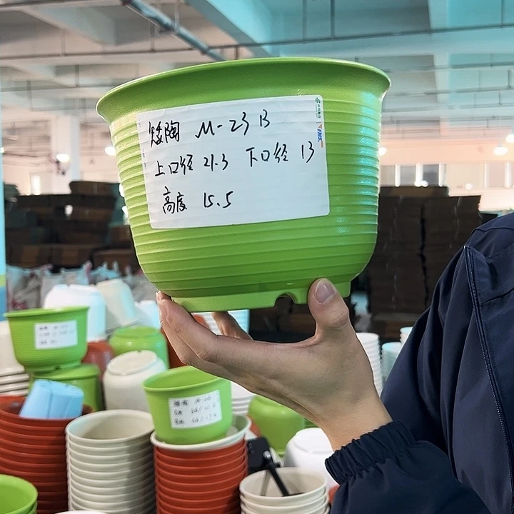 正品矮陶口21高15.5果绿无托8只