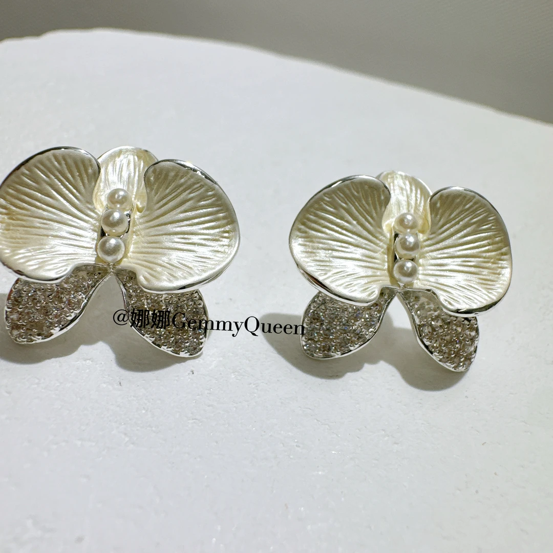 铜合金合成锆石耳饰 娜娜GemmyQueen耳环