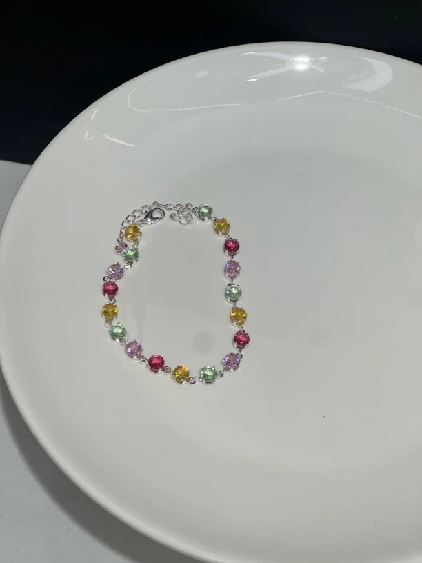 彩色锆锆好好看发绳